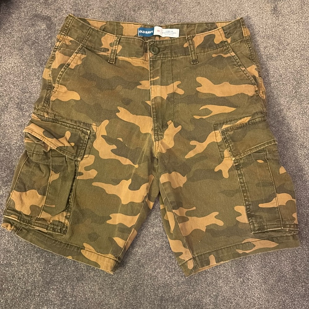 Camo Cargo Shorts